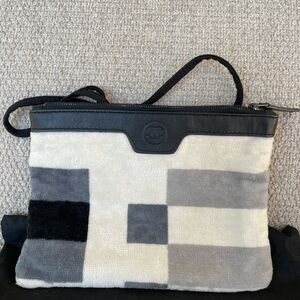 Authentic Chanel Deauville Cloth pouch bag
